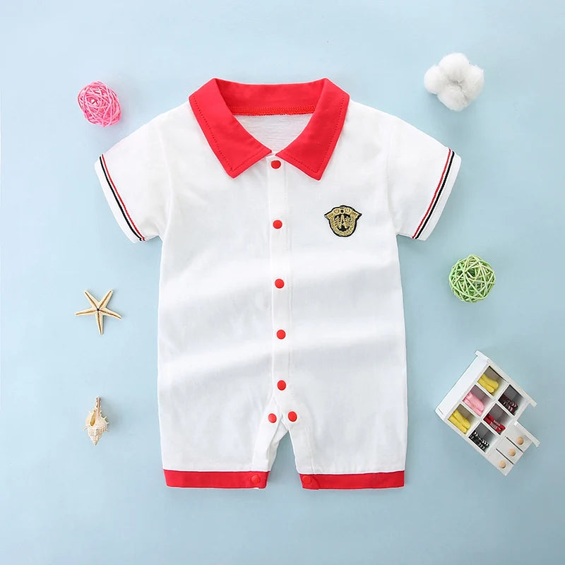 "Preppy Precious" Babies Romper - 5 Colors