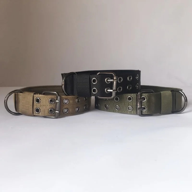 Macho Dog -  Adjustable Durable Nylon Collar - 4 Colors