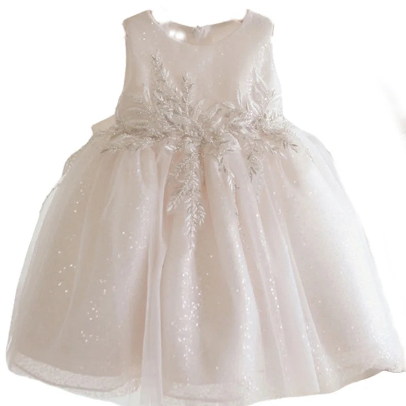 "Deidra-Marie" Elegant White Tulle Occasion Dress