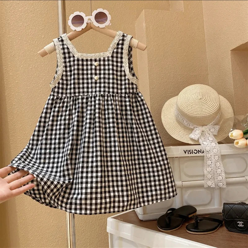 "Bethany-Ann" Fun Check Party Dress