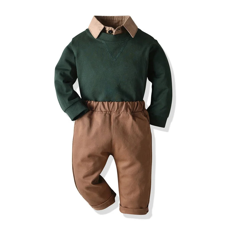 "Colson" Dapper Boy's 3 PC Pant Set