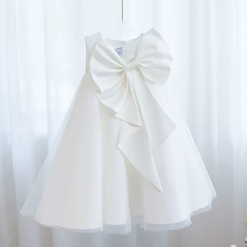 "Sari" Elegant Party Dress With Big Bow -12 Colors