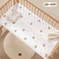 Fitted Crib or Bed Sheet In 2 Cute Zoo Animal Prints (Sheet Only) - The Palm Beach Baby Estimated 14 - 25 Day Shipping