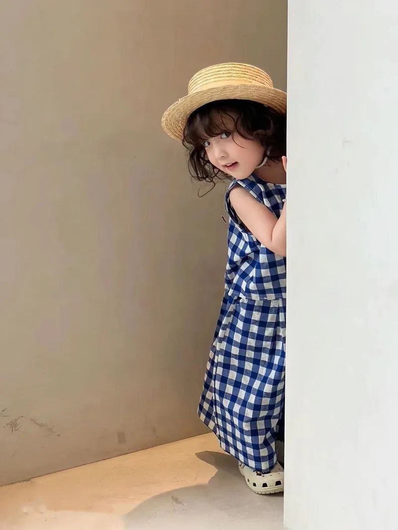"Chancey" Checked Pants Set