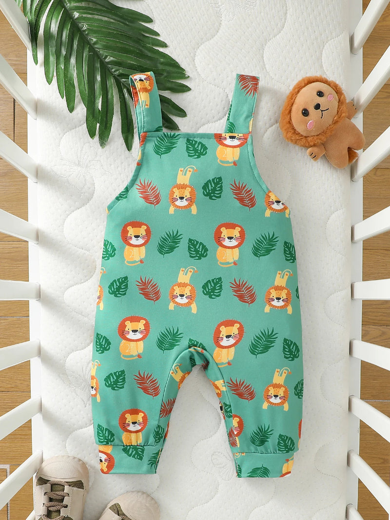 "Little Lion" Baby Overalls