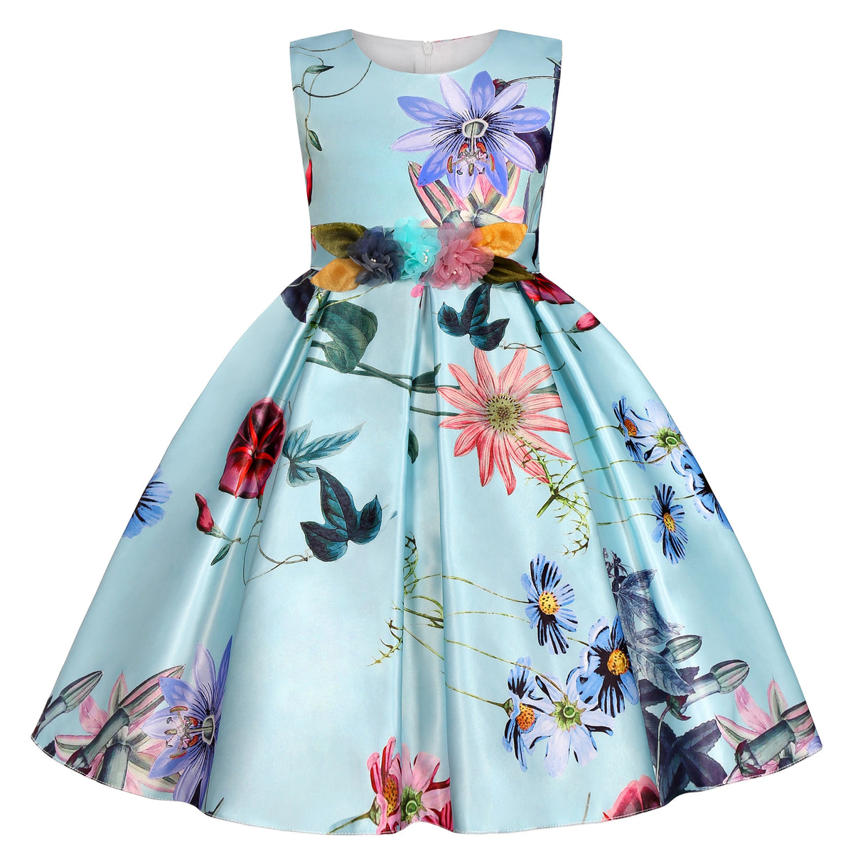 Little Girls Tropical Garden Party Dress in 6 Vivacious Colors - The Palm Beach Baby Estimated 14 - 20 Day Shipping