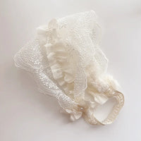 Lace Flowers Whimsical Elastic Headband: 9 Design Options