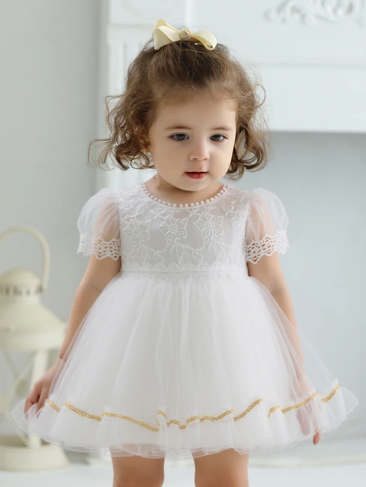 Amity Lace Tulle Special Occasion Dress - The Palm Beach Baby Estimated 12 - 20 Day Shipping