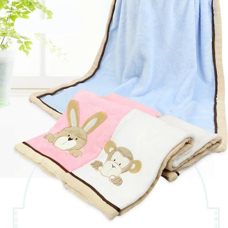 "My Little Animal" Baby Blanket