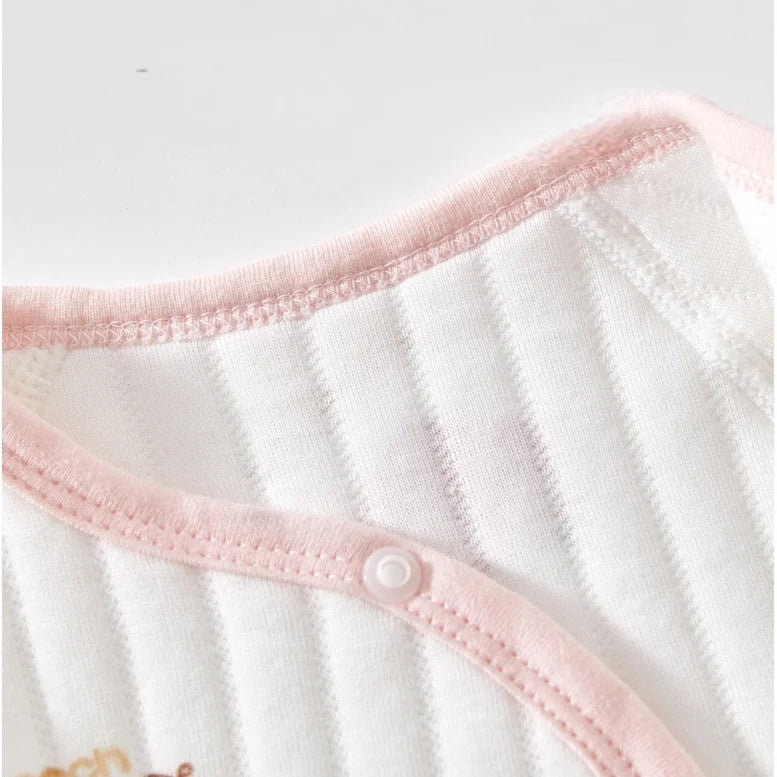 My Little Bear Quilted Cozy Warm  Baby Romper