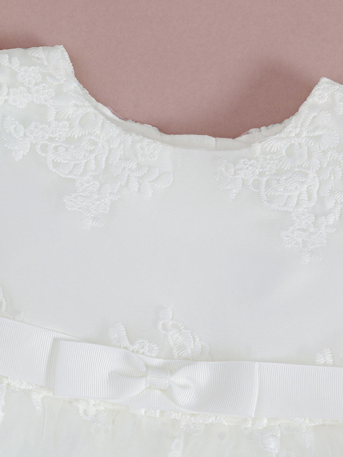 Adalinde Elegant White Lace Special Occasion Dress - The Palm Beach Baby 15 - 21 Day Shipping