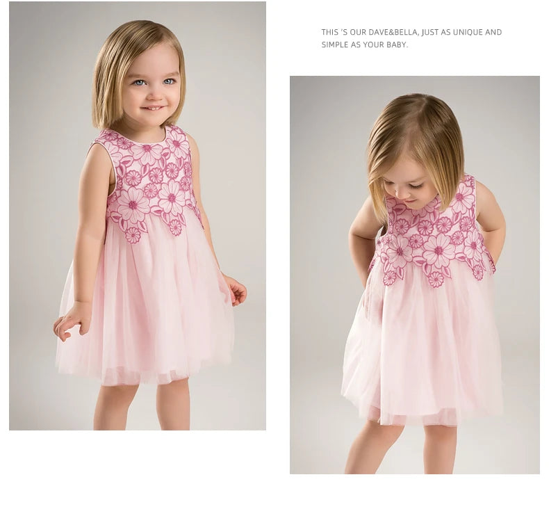 "Belle Fleurs" Tulle Party Dress