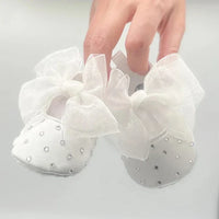 'Charlotte Elise' Lace Baby Girl Shoes for Special Occasions - The Palm Beach Baby