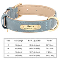 Personalized Dog Collar - Soft Fabric with Metal Buckle, Adjustable, Engraved ID Tag & Comfort - The Palm Beach Baby
