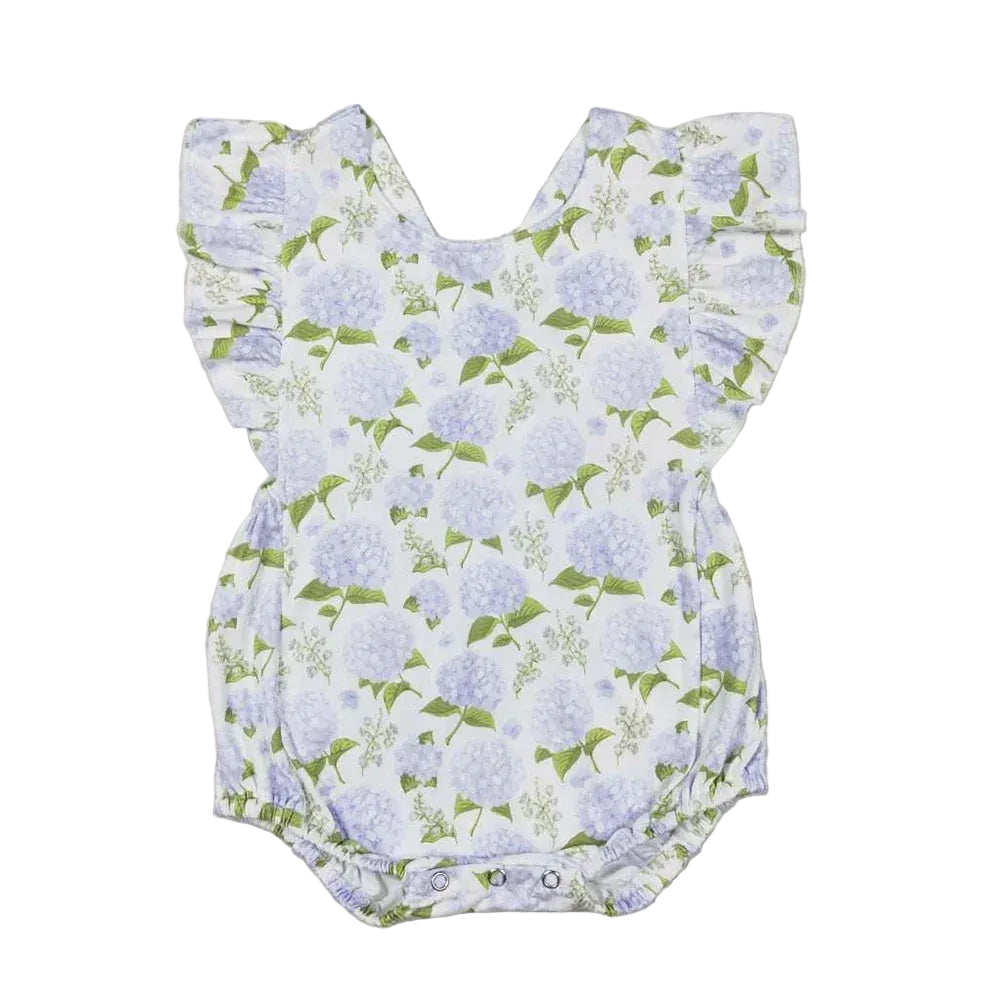 'Palm Beach Dreaming' Boutique Summer Baby Rompers - Cute Bows & Playful Frills - The Palm Beach Baby Estimated 14 - 20 Day Shipping