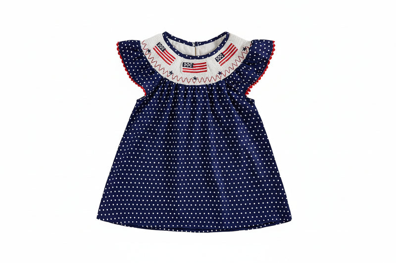 chinese dress ladies Pamela Patriotic A-Line Cute Summer Dress for Girls – The Palm Beach Baby