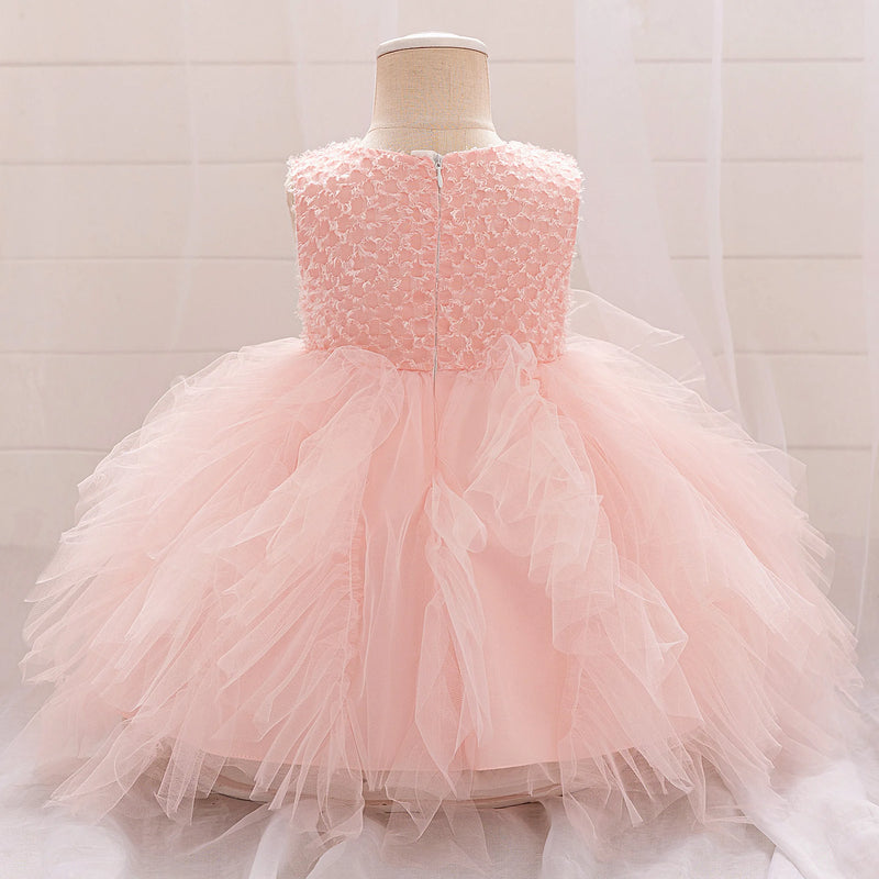 "Talissa" Chic Princess Pink Party Dress