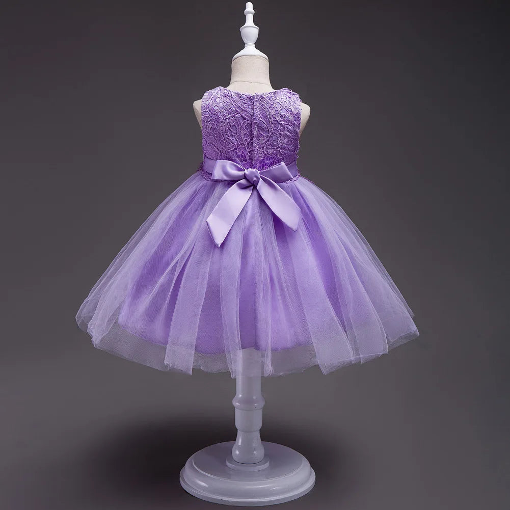 Felice Lace Tulle Occasion Dress In 4 Elegant Colors - The Palm Beach Baby 10 - 18 Day Shipping