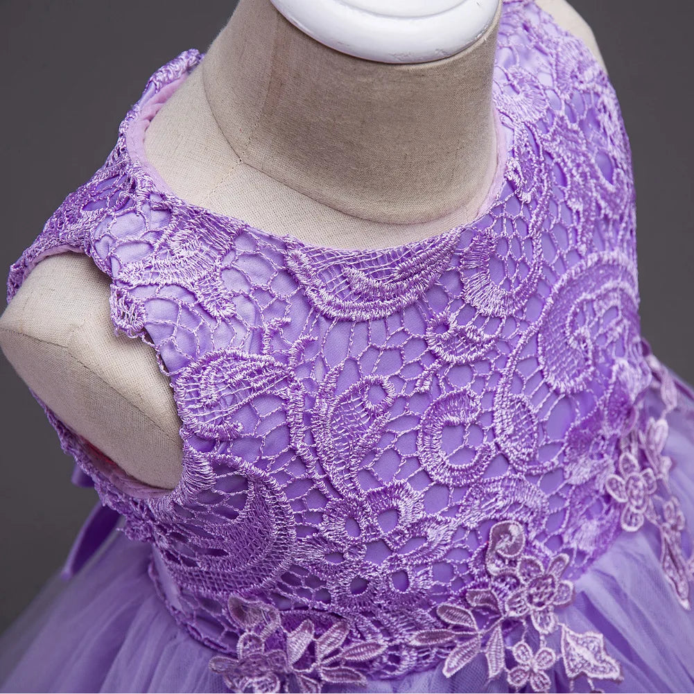 Felice Lace Tulle Occasion Dress In 4 Elegant Colors - The Palm Beach Baby 10 - 18 Day Shipping