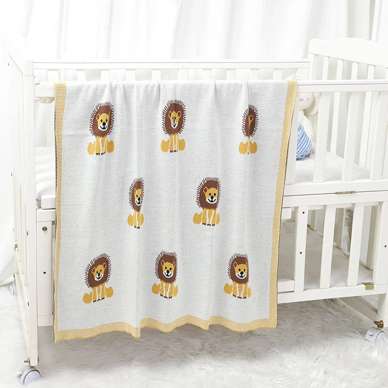 "Little Lion" Children's Blanket - 4 Colors