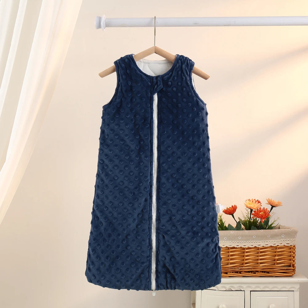 Minky Sleeping Bag Baby's Anti-Kick Zippered Sleeveless - 7 Colors - The Palm Beach Baby Estimated 13 - 20 Day Shipping