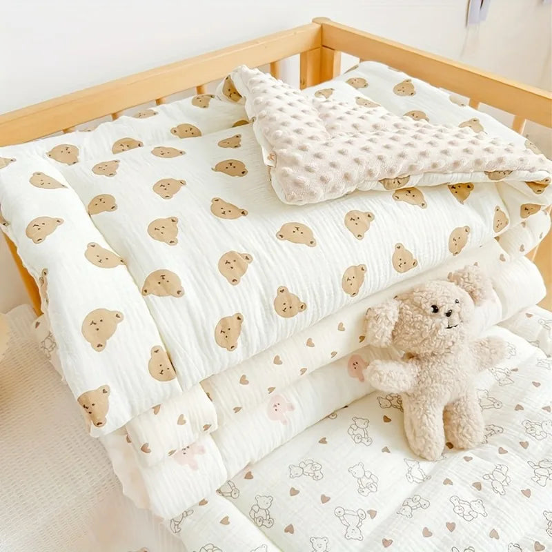 Ultra-Soft Little Bear Cushy Baby Blanket - 3 Designs - The Palm Beach Baby Estimated 13 - 20 Day Shipping