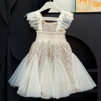 Natasha Shimmering Sequined Party Dress for Girls - The Palm Beach Baby