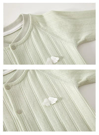 Quin Cloud Soft Cotton Long-sleeved Romper - 1 to 9 Months - The Palm Beach Baby