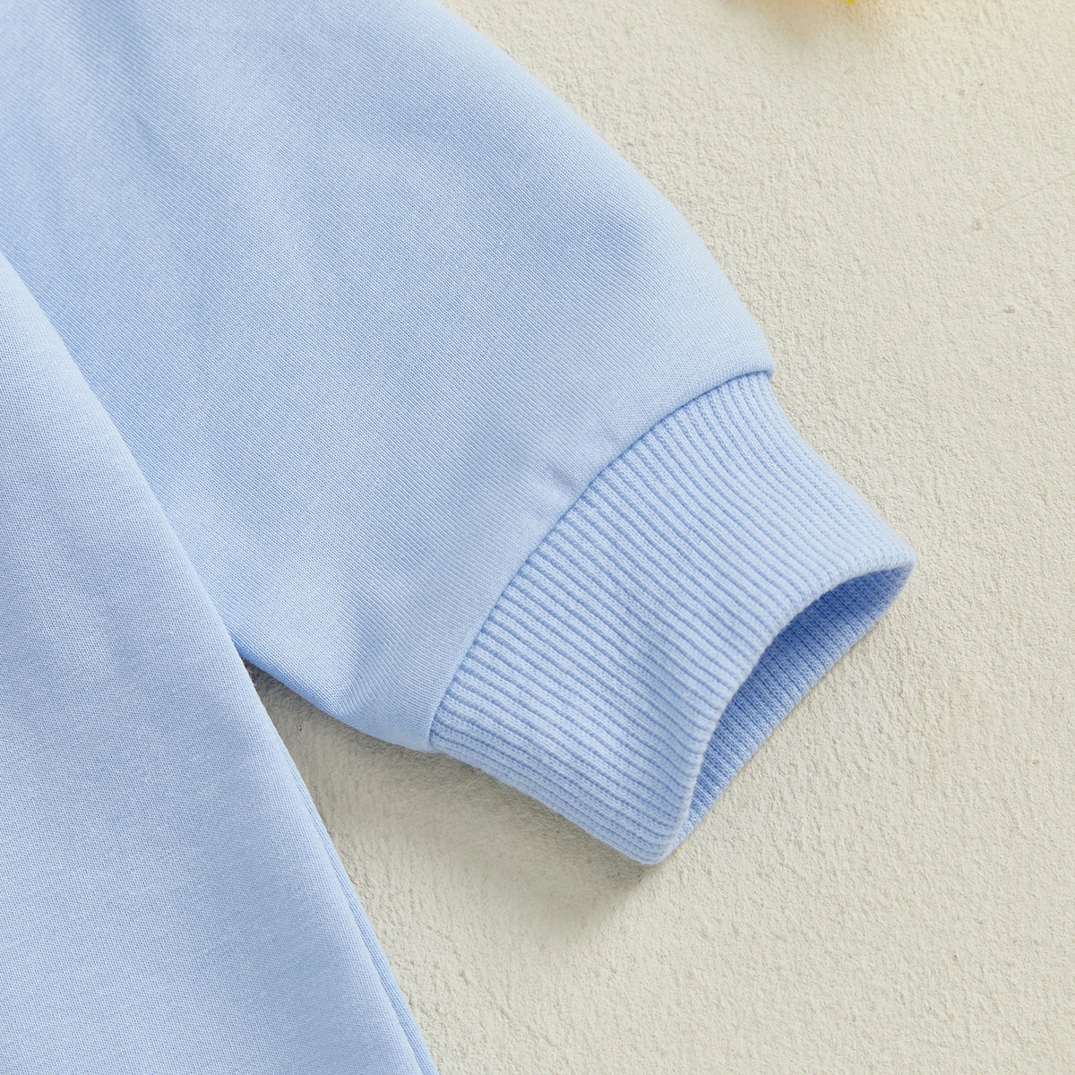 Little Ducks Preppy Boca Blue Romper for Babies - Long Sleeved with Peter Pan Collar