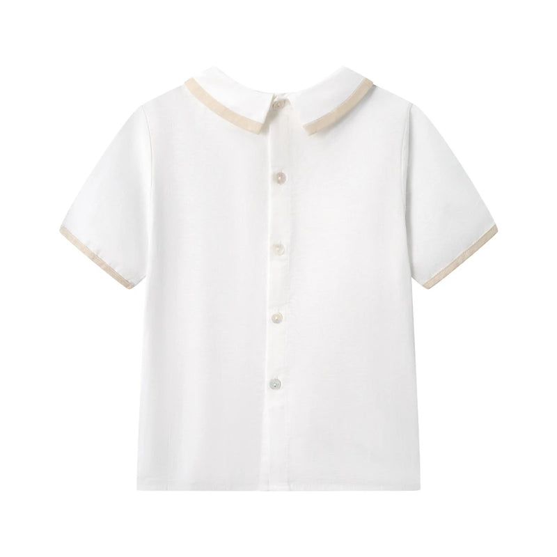 Barton Dapper Boys Summer Solid 2-Piece Shorts Set - 2 Colors