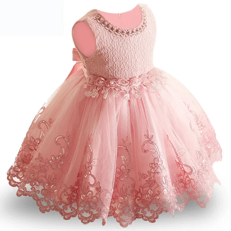 Anaya Lace Special Occasion Sleeveless Dress - The Palm Beach Baby Estimated 12 - 22 Day Shipping