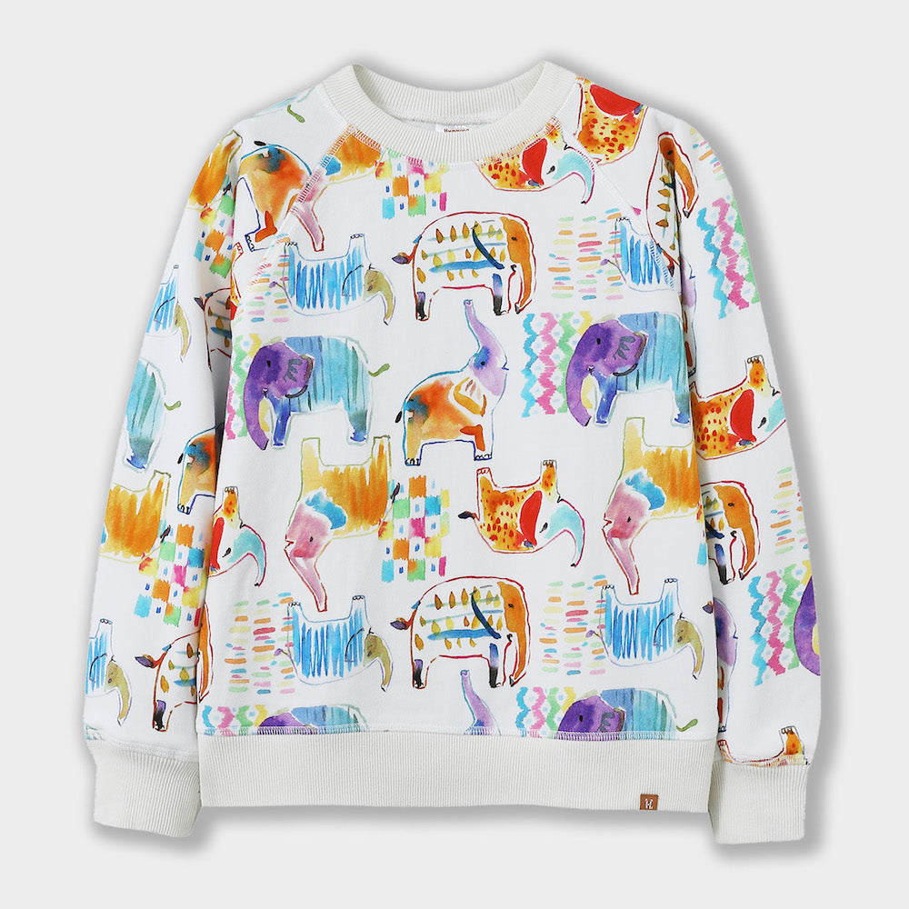 Watercolor Elephant Sweatshirt