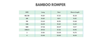 Airplane bamboo zipper romper