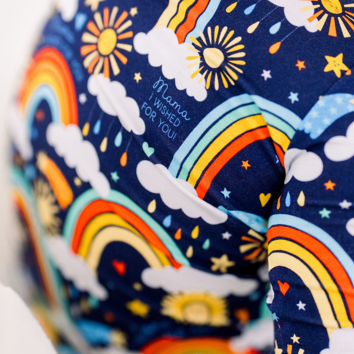 The Second-Skin 2-Piece Long Sleeve Pajama | Here Comes the Sunshine (Blue)