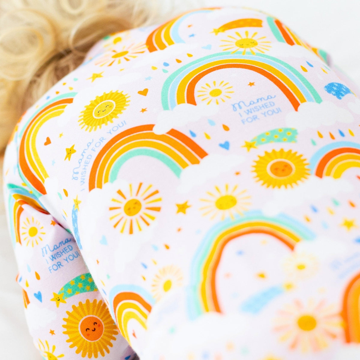 The Second-Skin Convertible Romper for Toddlers | Here Comes the Sunshine in vibrant pink, highlighting its comfort and style as a convertible romper for toddlers.