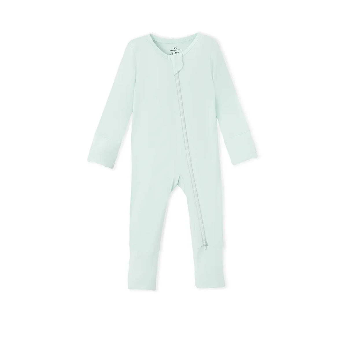 Mint Convertible Footie Pajamas