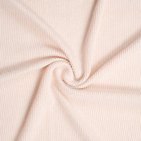 Ruffled Edge Knit Baby Blanket in Beige