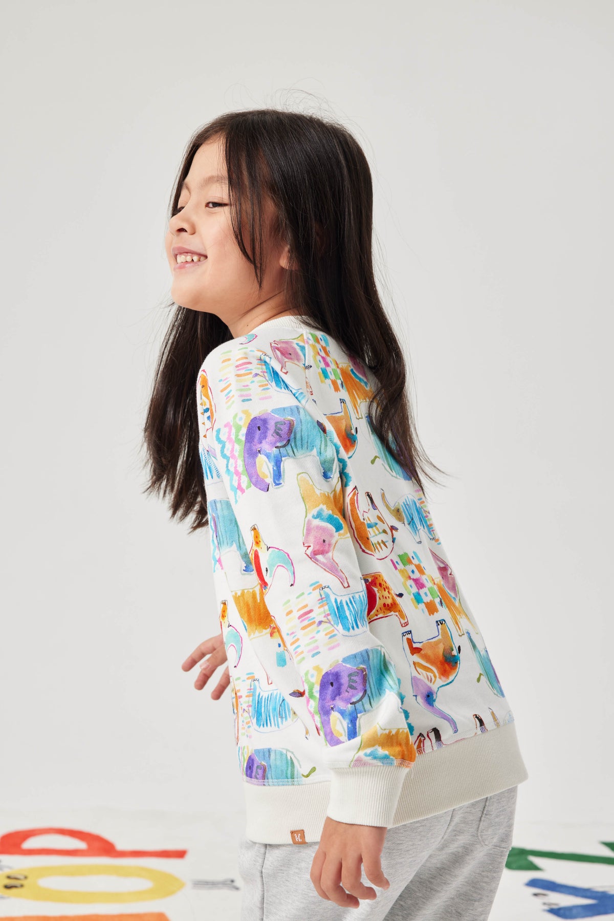 Watercolor Elephant Sweatshirt