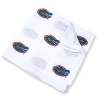 University of Florida Gators Muslin Swaddle Blanket – Soft Breathable Baby Blanket – Officially Licensed UF - The Palm Beach Baby