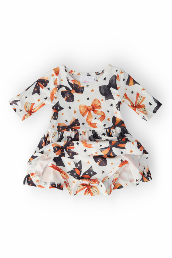 Trick or Twirl 3/4 Sleeve Twirl Bodysuit