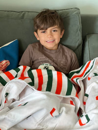 University of Miami Four Layer Soft Muslin Baby Blanket – Officially Licensed - The Palm Beach Baby