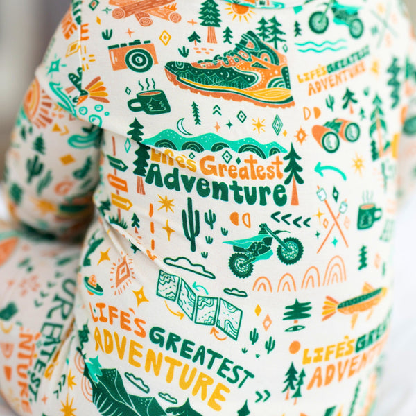 Close-up view of the two-way zipper feature on the Second-Skin Toddler Convertible Romper, perfect for quick outfit changes.