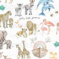 God's Little Promise Bamboo Footed Onesie Pajama - The Palm Beach Baby
