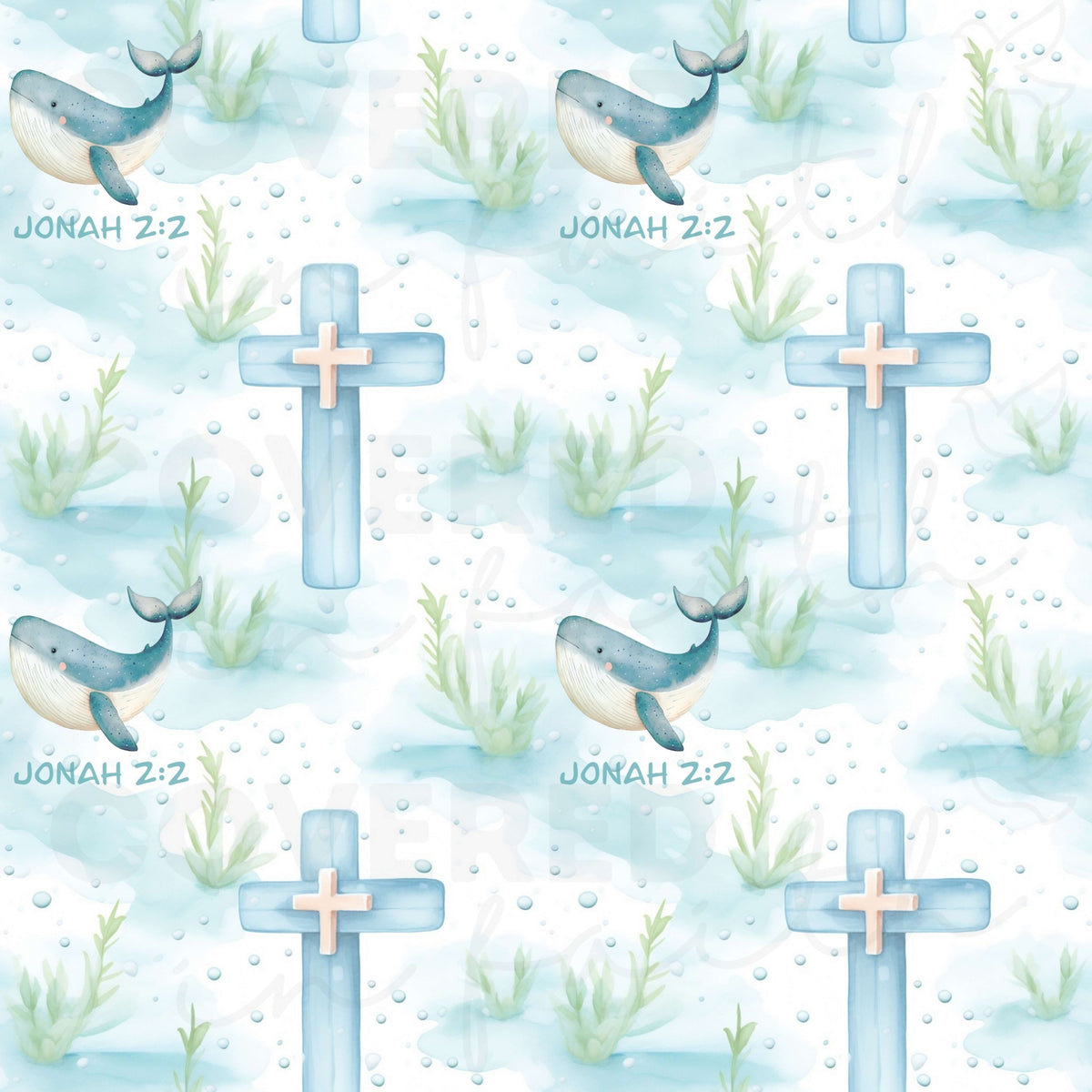 Inspired Jonah 2:2 Fleece Blanket