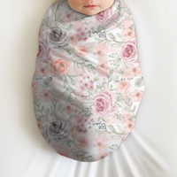 Personalized For This Child I Have Prayed Baby Swaddle Blanket - The Palm Beach Baby