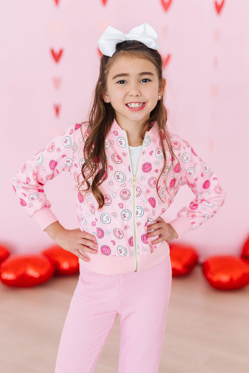 SALE You Make Me Happy Satin Jacket
