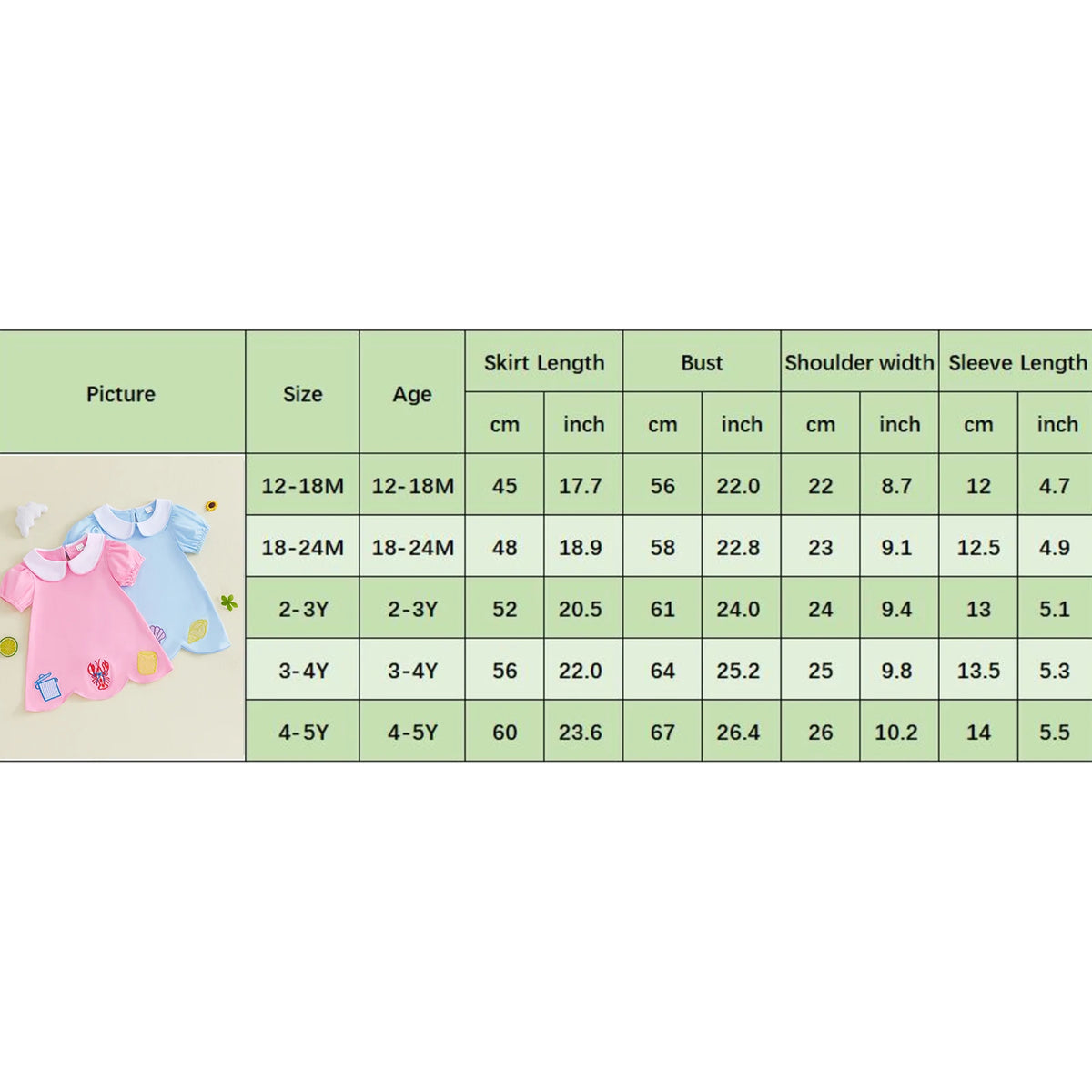 The Palm Beach Baby girls pastel pink and blue a-line dress wedding with short sleeves for toddlers ages 12 to 60 months