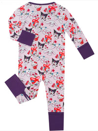 PoshTOT Sanrio My Melody Bamboo Baby Convertible Zippy Romper - The Palm Beach Baby
