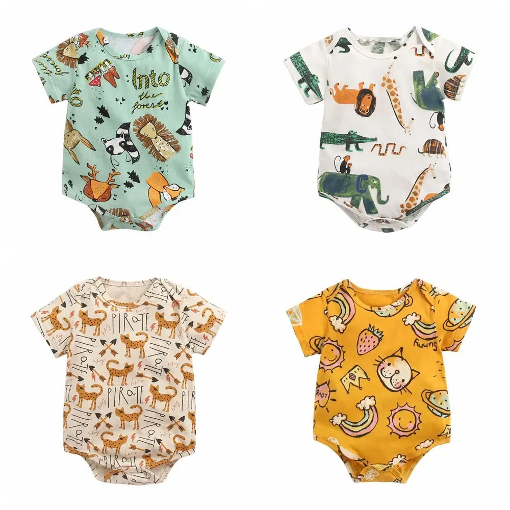 Animal Print Baby Onesies - Cute & Comfy Baby Rompers - The Palm Beach Baby