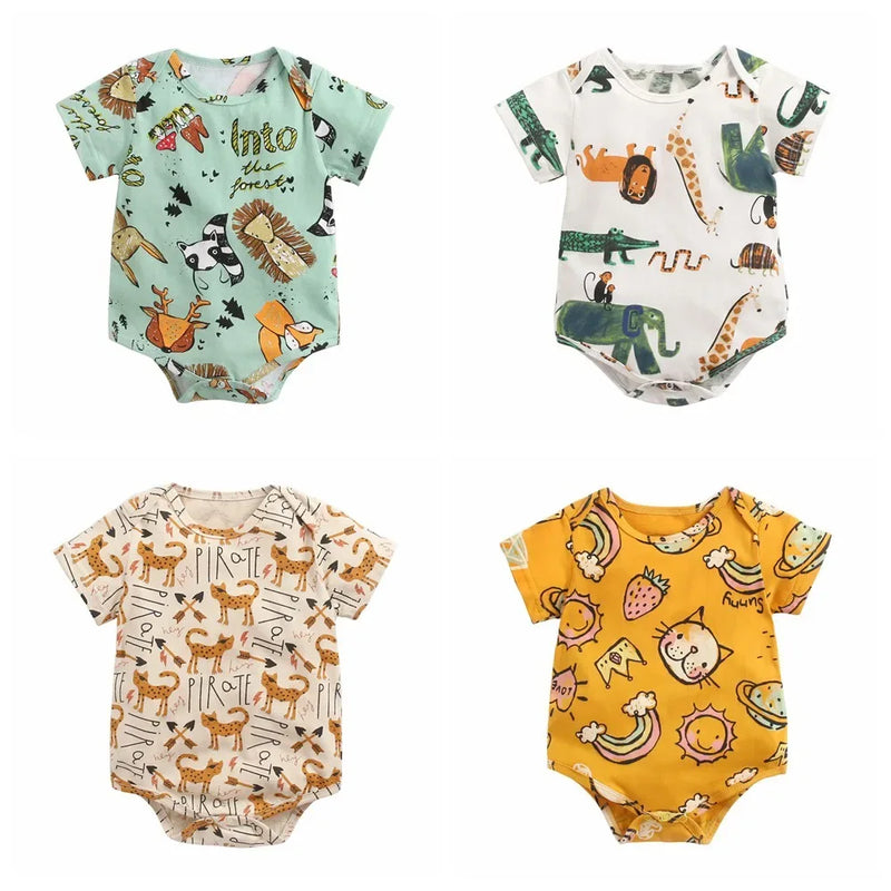 Animal Print Baby Onesies - Cute & Comfy Baby Rompers - The Palm Beach Baby